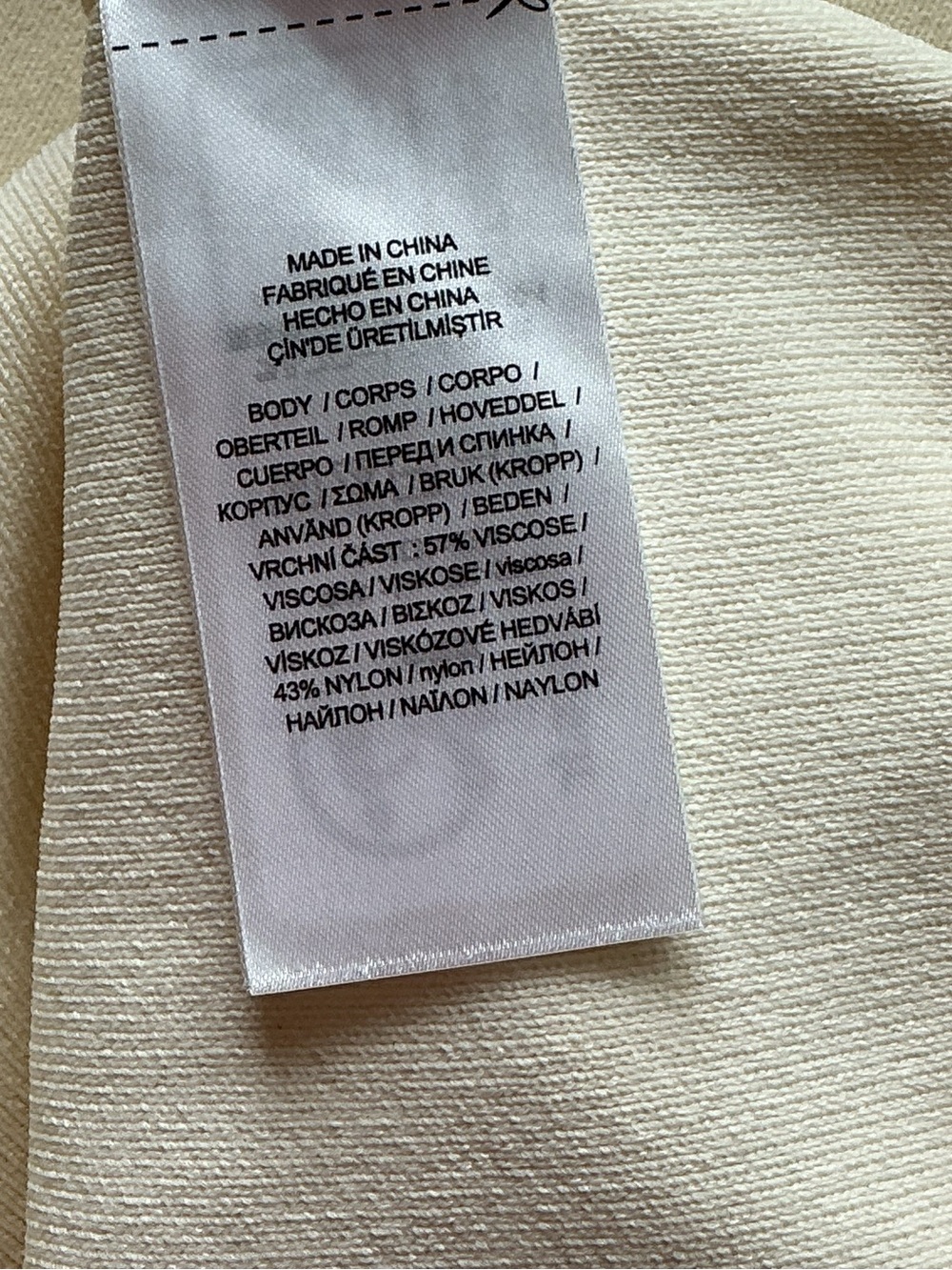 Ralph Lauren Off-the-Shoulder Crème Sweater Top 3X NWT Ivory/Cream MSRP $165 - Picture 6 of 8